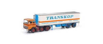 Herpa 87MBS026406 - H0 - Mercedes-Benz Kühlkoffer-Sattelzug LPS 2032 Transkop